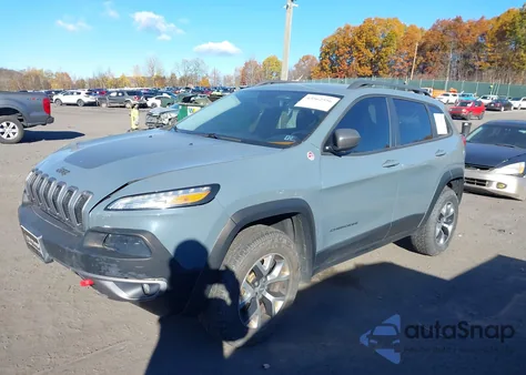 2015 Jeep Cherokee Trailhawk из США, поврежденный, VIN 1C4PJMBS3FW636001